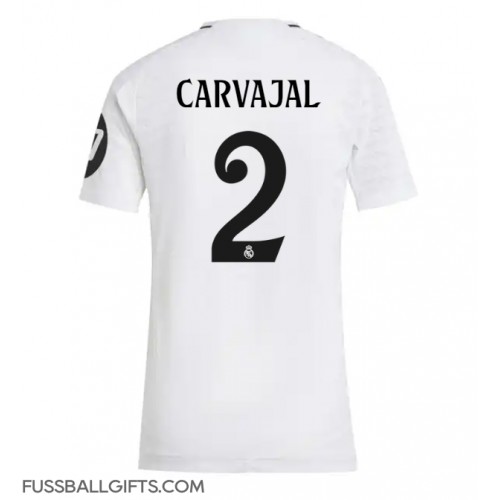 Real Madrid Daniel Carvajal #2 Fußballbekleidung Heimtrikot Damen 2024-25 Kurzarm